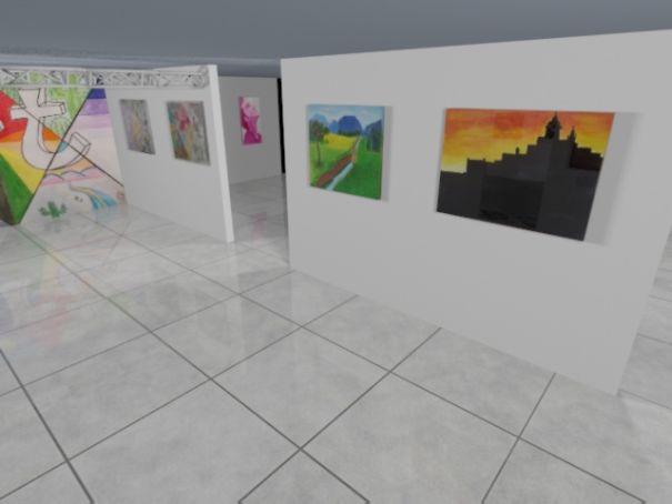A Virtual Gallery For My Student's Work