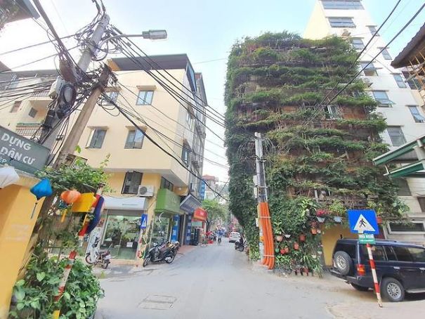 A Five-Storey House Into A Vertical Garden In Hanoi, Vietnam A Five-Storey House Into A Vertical Garden In Hanoi, Vietnam