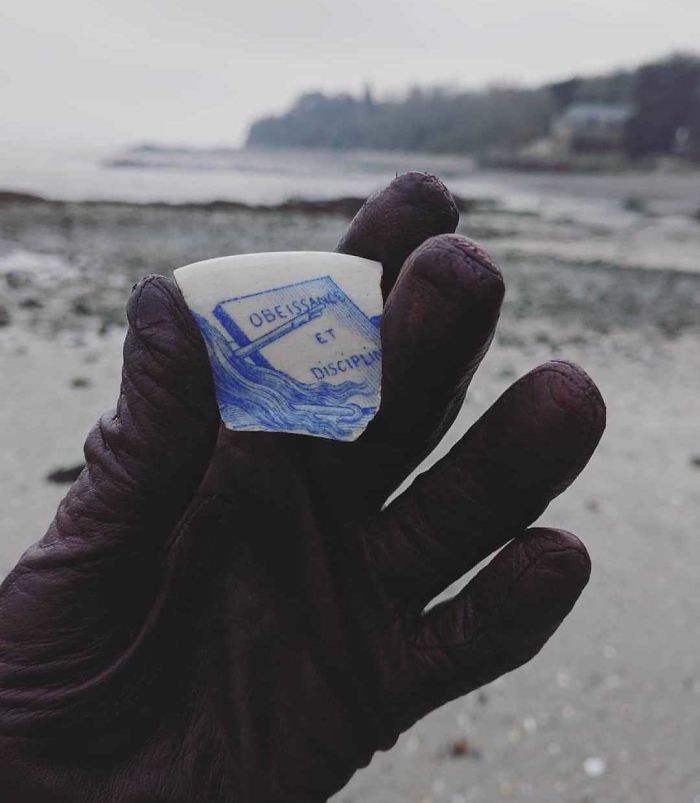 Mystery Ceramic Or Porcelain Piece Found On Beach In Cancale, France