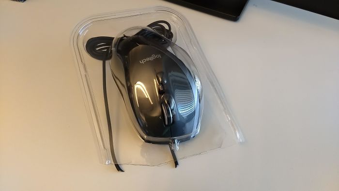 One Of My Co-Workers Was Eager To Unpack Her New Mouse