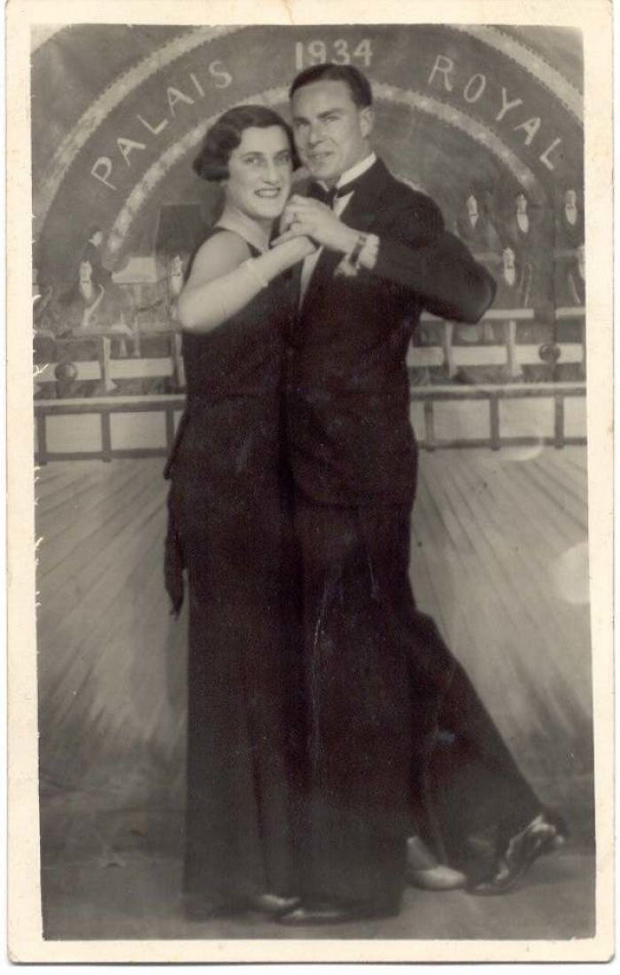 My Grandmother At 24 In 1934, Dancing With My Grandfather.