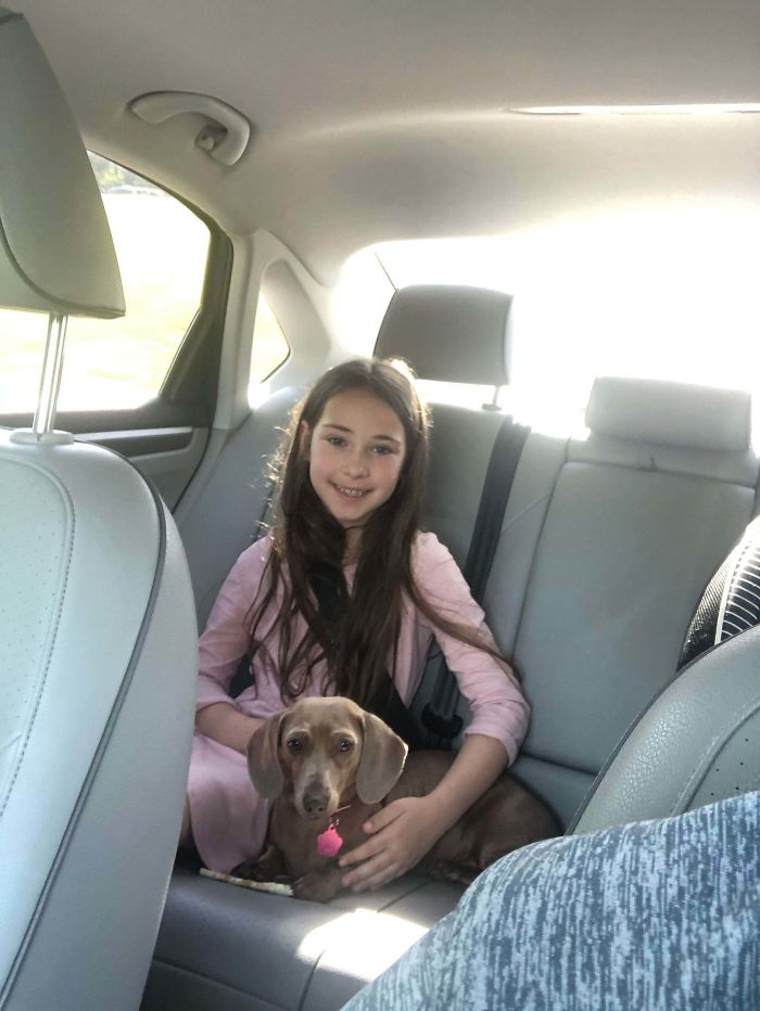 My Daughter Has Been Asking Every Christmas And Birthday For 5 Years For Her Dream Dog. This Week We Adopted Her New Best Friend. So Far They’re Inseparable