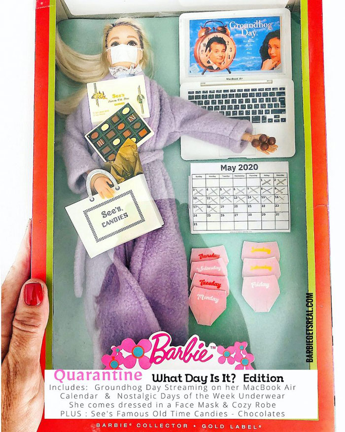 Quarantine Barbie – What Day Is It? Edition