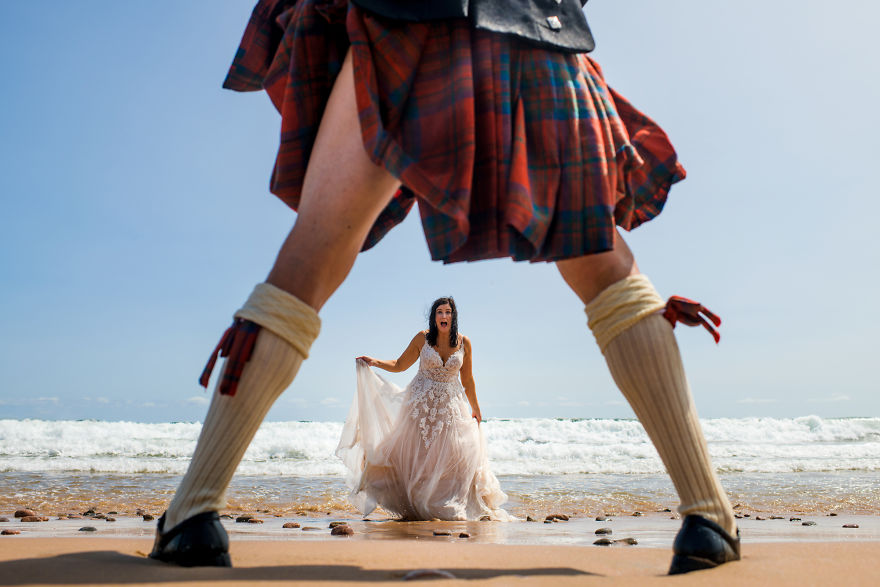 This Hilarious Scottish Groom And His Bride