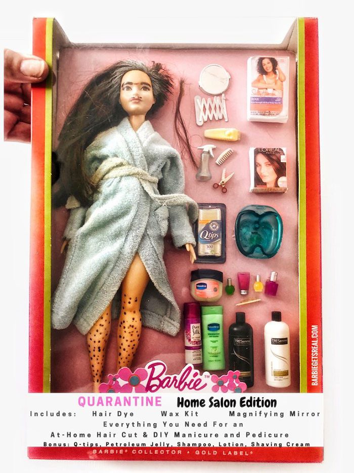 Quarantine Barbie – Home Salon Edition