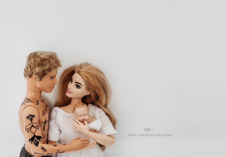 Barbie And Ken's Newborn Photoshoot