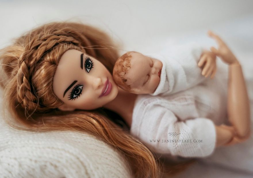 Barbie And Ken's Newborn Photoshoot