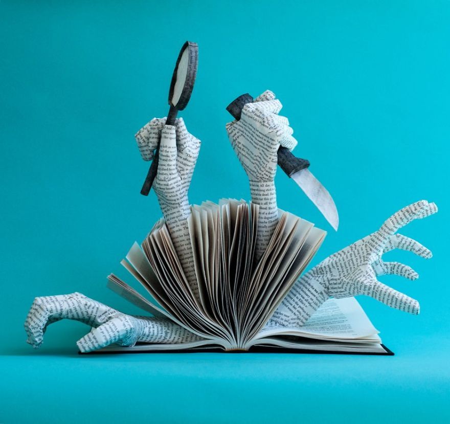 Artist Makes Amazing Sculptures Using Only Paper