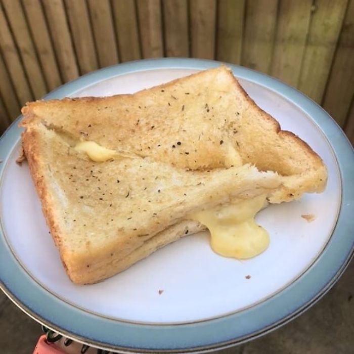 Garlic Bread Cheese Toastie