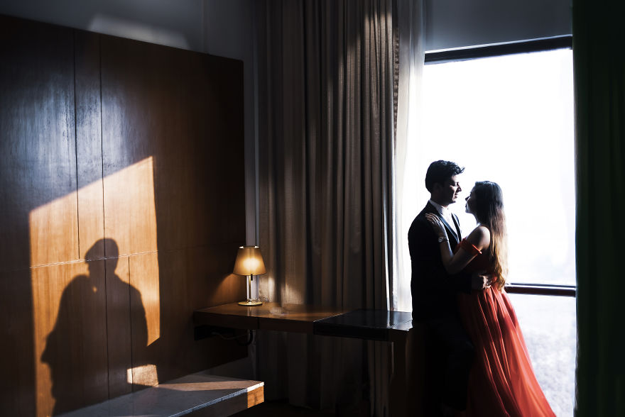 I Select Me Best Silhouettes Images From Pre-Wedding Photos During Quarantine.