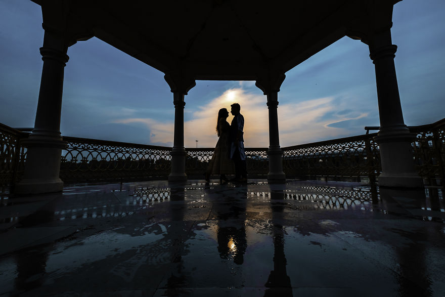 I Select Me Best Silhouettes Images From Pre-Wedding Photos During Quarantine.