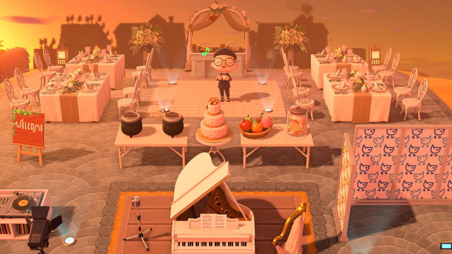 My Animal Crossing Wedding Island