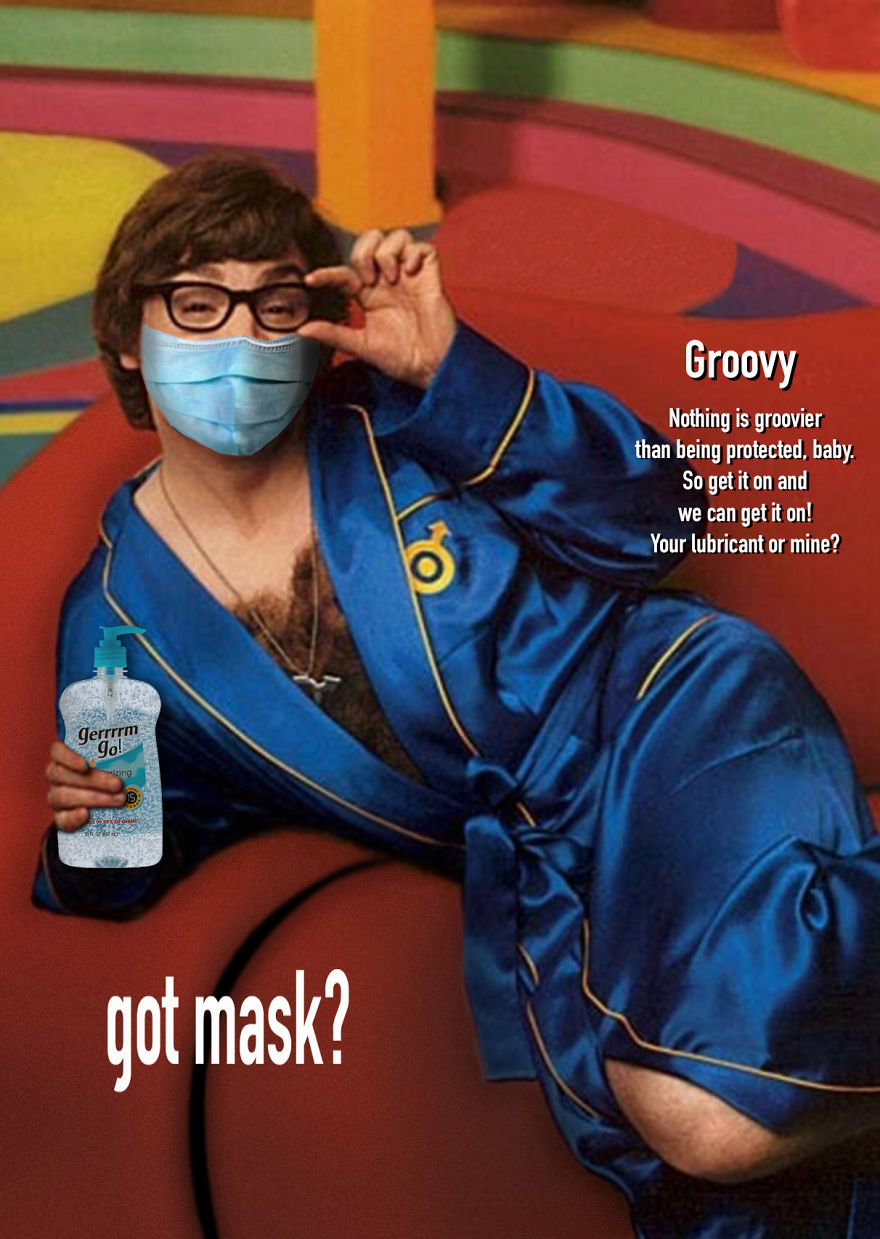 I Create Spoof Ads Supporting The Use Of Masks I Create Spoof Ads Supporting The Use Of Masks