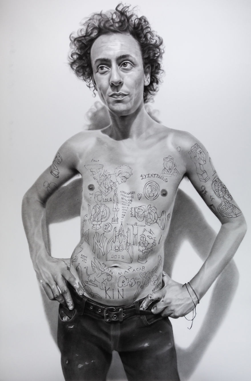 Australian Artist Loves Drawing With Charcoal. This Piece Was Created Using Charcoal And Dry Brushes. Taking One Month To Complete Australian Artist Loves Drawing With Charcoal. This Piece Was Created Using Charcoal And Dry Brushes. Taking One Month To Complete