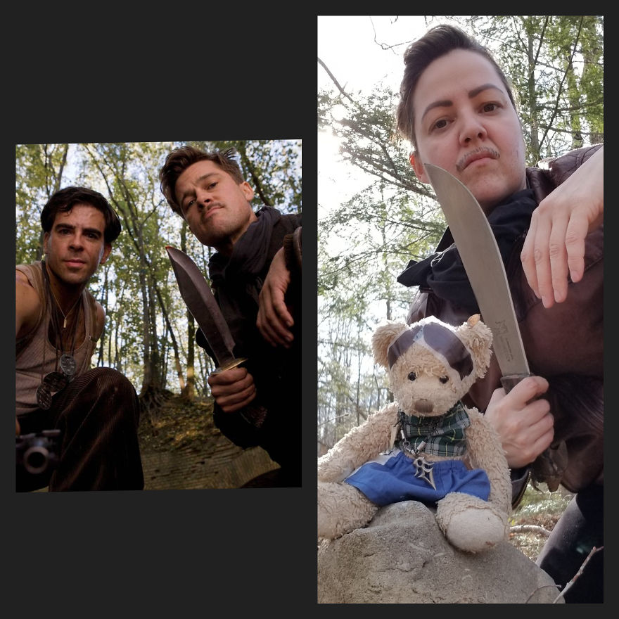 I Recreated Famous Movie Scenes With My Teddy