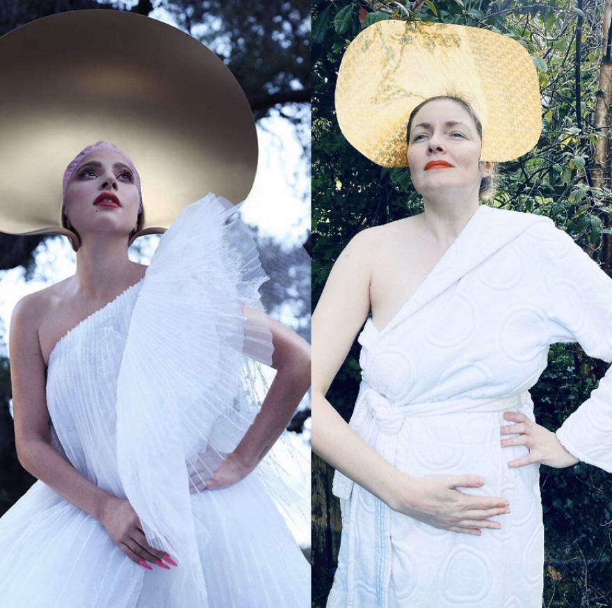 I Recreated The Latest Lady Gaga Photoshoot With Household Objects While In Self Isolation (4 Pics) I Recreated The Latest Lady Gaga Photoshoot With Household Objects While In Self Isolation (4 Pics)