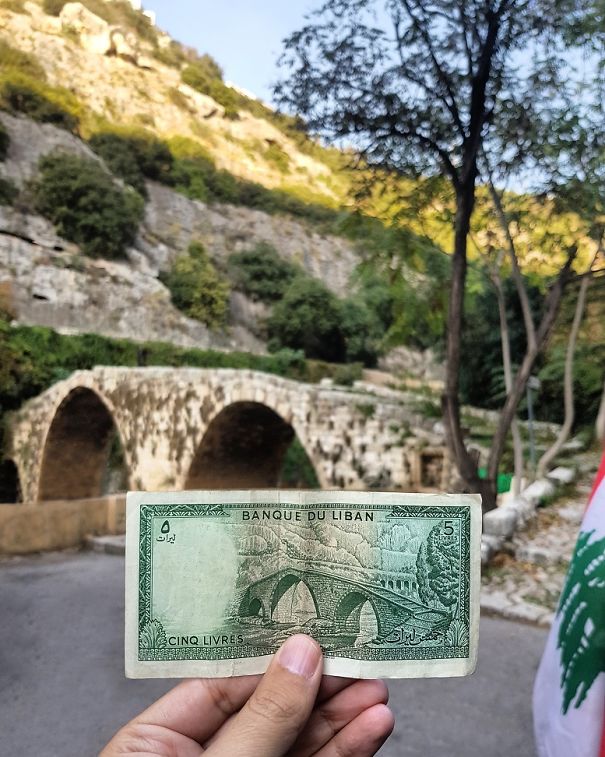 I Traveled Across Lebanon To Match Old Banknotes To Their Actual Locations I Traveled Across Lebanon To Match Old Banknotes To Their Actual Locations