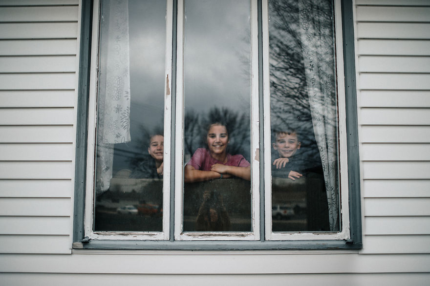 Kids Inside Home During The Worldwide Quarantine