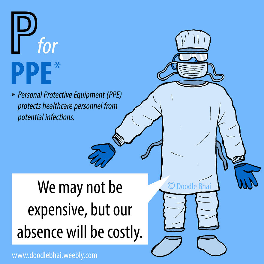 P For PPE