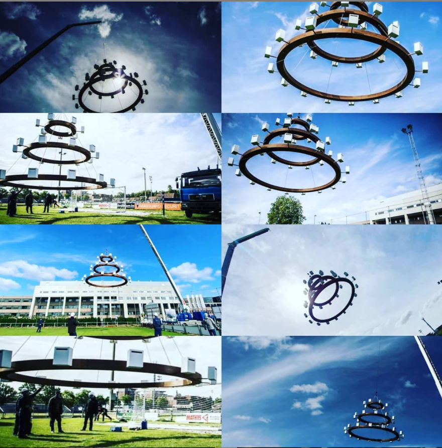 Limburg (Be) Artist Tom Herck Creates 'The Message Is Light&rsquo;, A Monumental Installation As A Tribute To Health Workers
