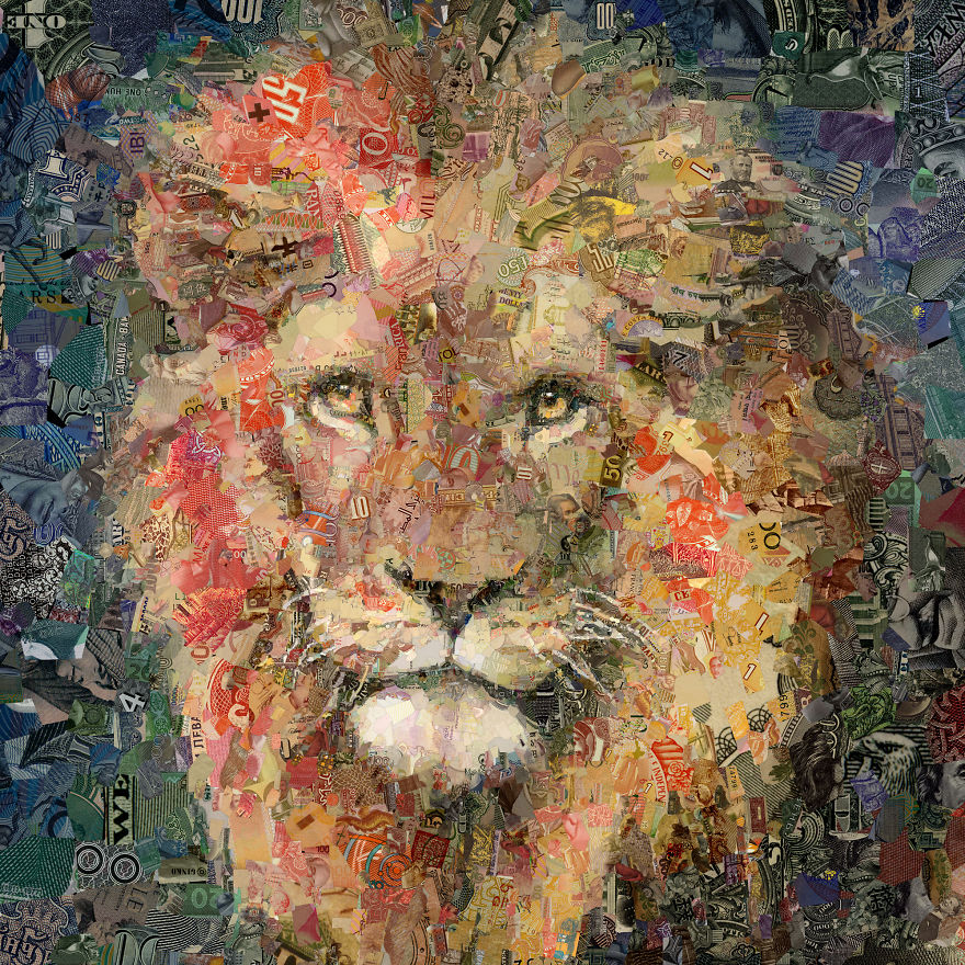 My 12 Wild Animals Made Out Of Banknotes From All Over The World