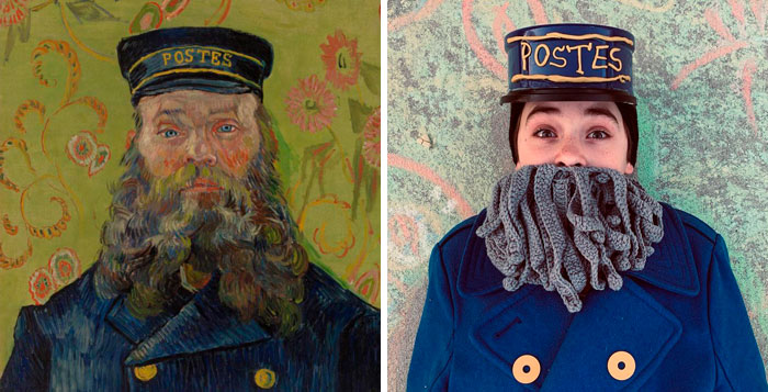 Vincent Van Gogh. The Postman (Joseph-Étienne Roulin) (My 11 Year Old)