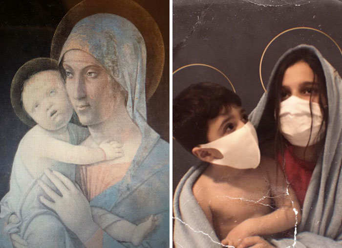 Maddona And Child By Andrea Mantegna