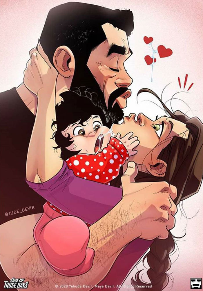 Famous Cartoon Couple Reveal Their Daughter In 9 Adorable Pics