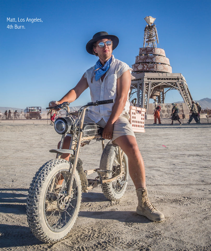 Last Year I Went To Burning Man Festival, Where I Photographed Strangers And Asked Them To Tell Their Burning Man Stories.