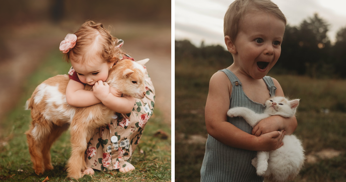 I Photograph The Innocent Moments Of Children With Animals (30 Pics) | Bored Panda