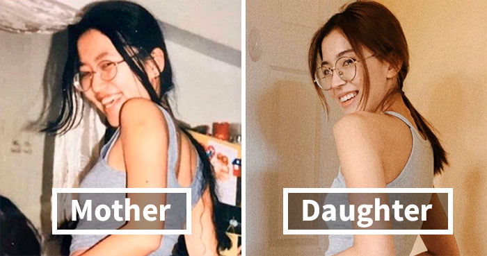 29 Daughters Recreate Their Moms’ Looks For Mother’s Day, And The Resemblance Is Uncanny