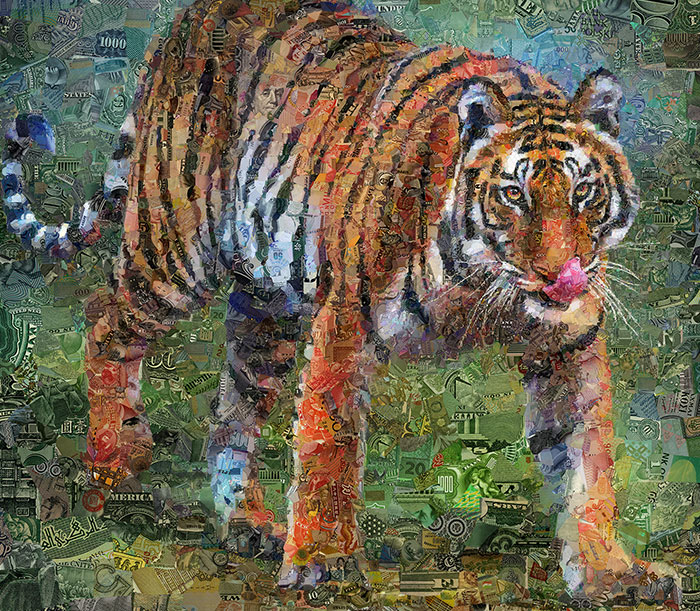 My 12 Wild Animals Made Out Of Banknotes From All Over The World