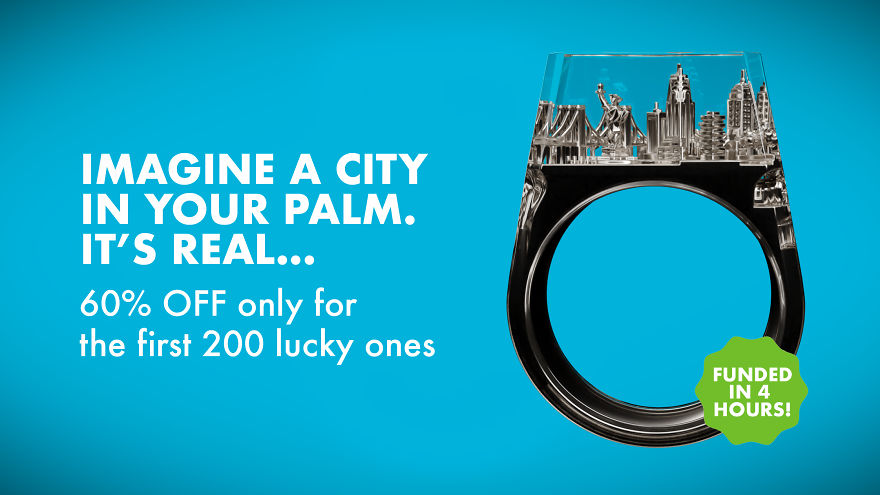 Support Your Favorite City With These Astoundingly Detailed Architecture Rings 🗽