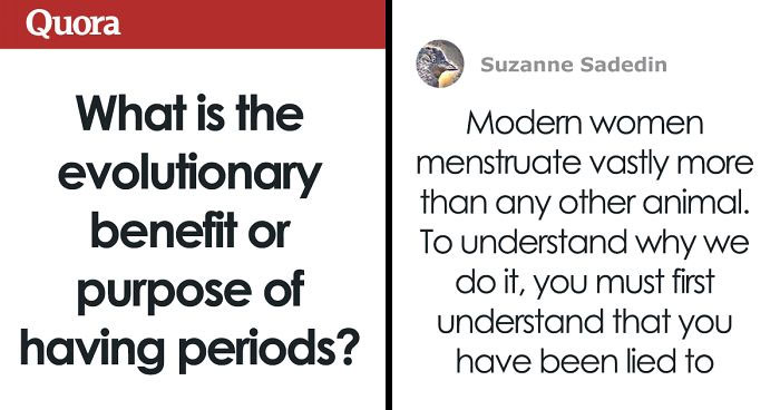 Someone Asks What’s The Evolutionary Purpose Of Having Periods, And This Scientist Delivered An In-Depth Answer