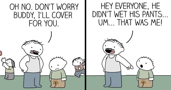 30 Four-Panel Comics For People Who Have A Bit Of A Darker Sense Of Humor