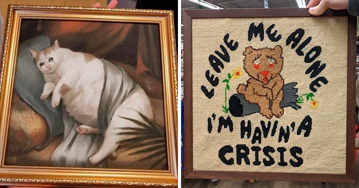 30 Of The Most Bizarre Things Posted On “Thrift Store Art”