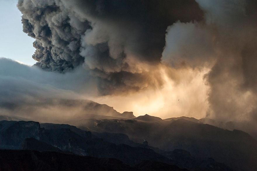 6th Place, Landscapes. Eyjafjallajökull Volcanic Eruption By Kerstin Langenberger