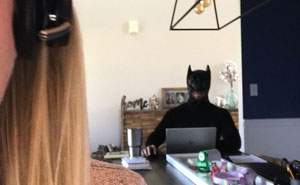 Man Continuously Tries To Embarrass His Wife During Her Zoom Calls By Hilariously Photobombing Them