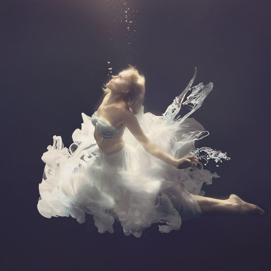 I Love Creating Surreal Underwater Images And Mixing Them With Images Of Ink