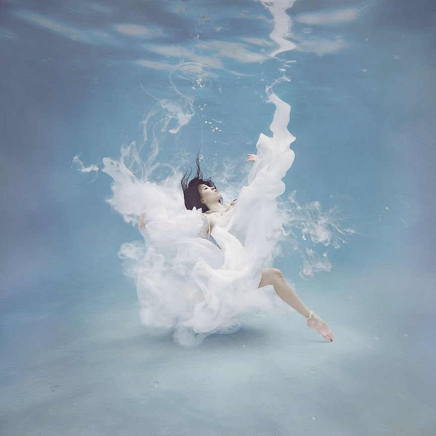 I Love Creating Surreal Underwater Images And Mixing Them With Images Of Ink