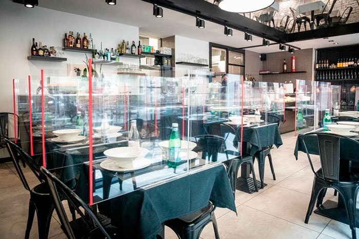 Restaurants In Italy Give A Glimpse Of What Post-Lockdown Life Might Look Like