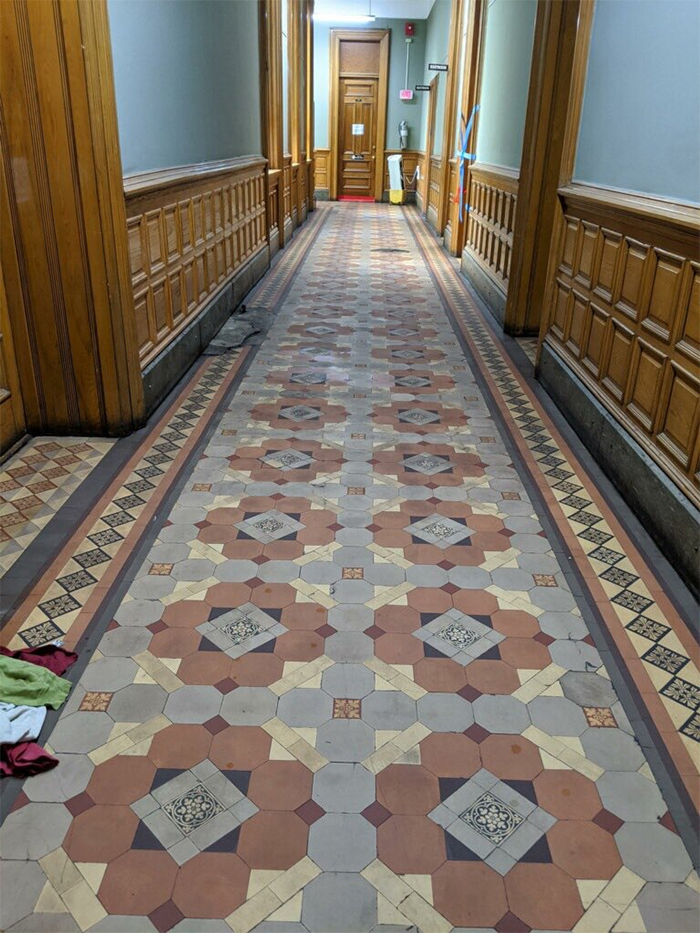 After City Hall Renovation Unveils A Stunning Early 20th Century Tiled Floor, People Start Sharing Their Own Unexpected Discoveries As Well