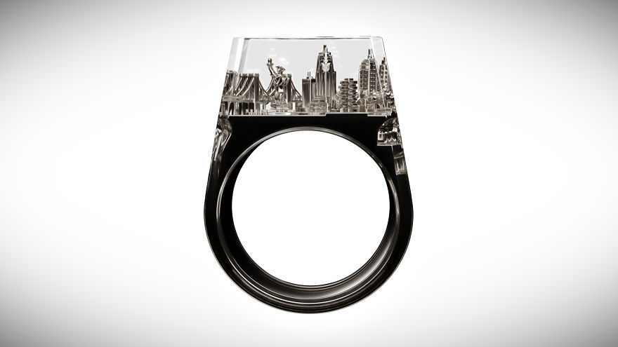 Bring The World To Your Finger With The Most Detailed Ring Ever Created 🗽