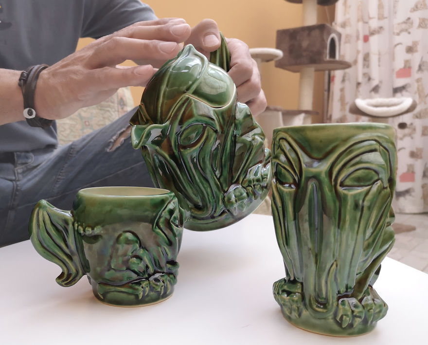 An Artist Creates Cthulhu Teapot And It Looks Amazing! An Artist Creates Cthulhu Teapot And It Looks Amazing!