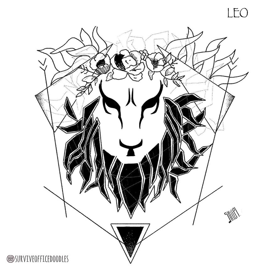 I Reimagined Zodiacs As Tattoos With A Hint Of Dark