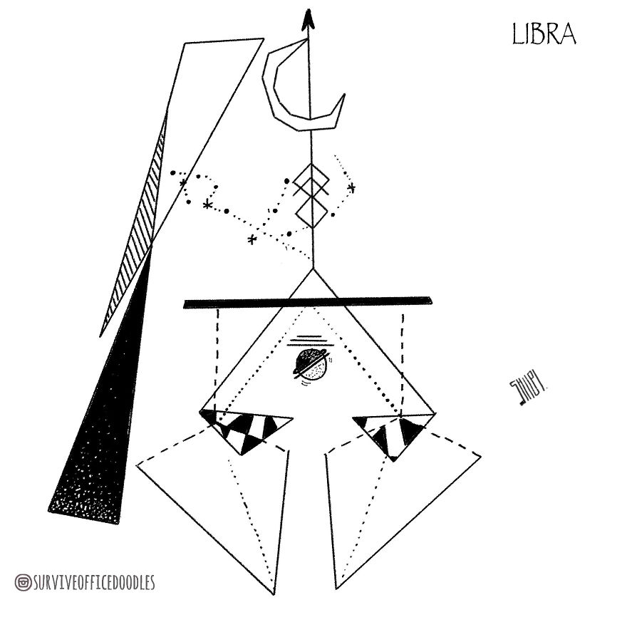 I Reimagined Zodiacs As Tattoos With A Hint Of Dark