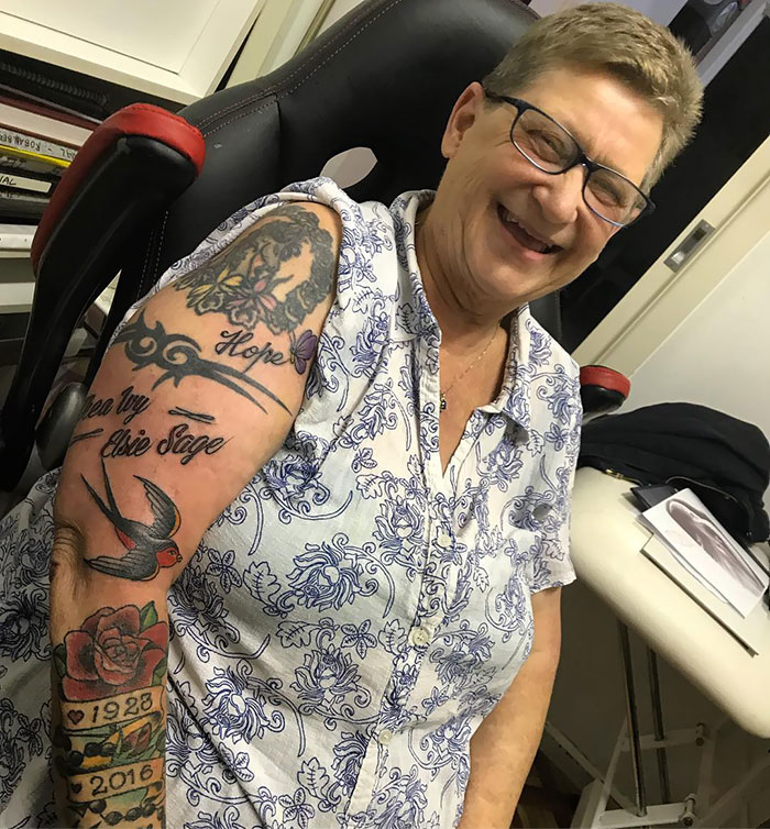 This Tattooed Grandma... She's Amazing