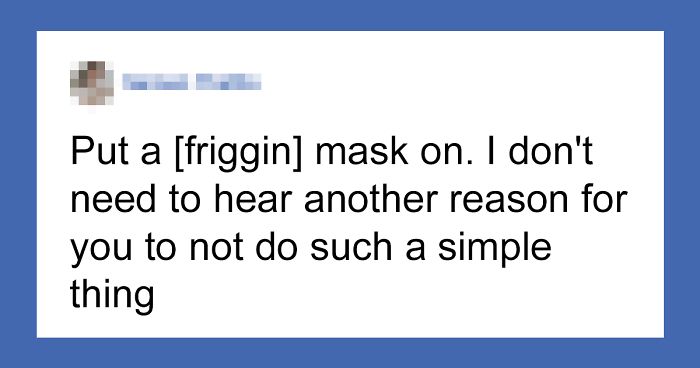 Person Mocks People For Listening To CDC’s Advice On Masks, Gets Ridiculed In This Perfect Response