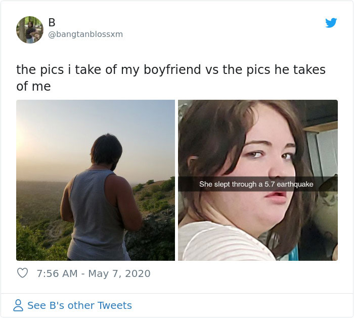 30 รูปภาพขำๆ "เมื่อแฟนถ่ายรูปให้ฉัน vs เมื่อฉันถ่ายรูปให้แฟน"
