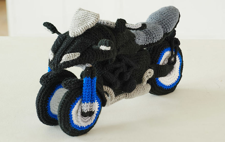 Yamaha's Collection Of Free Amigurumi Patterns And Tutorials - Crochet A Detailed Yacht, Motorcycle, Generator Or Electric Scooter